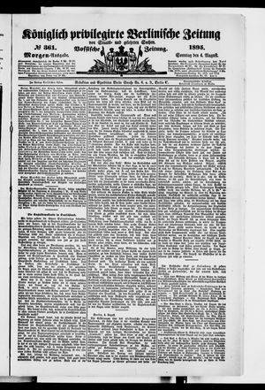 Königlich privilegirte Berlinische Zeitung von Staats- und gelehrten Sachen vom 04.08.1895