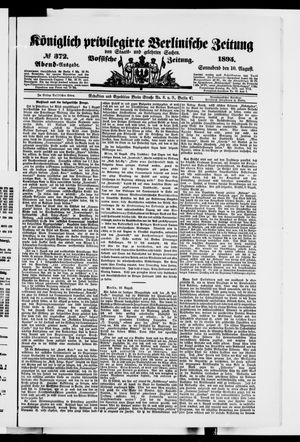 Königlich privilegirte Berlinische Zeitung von Staats- und gelehrten Sachen vom 10.08.1895