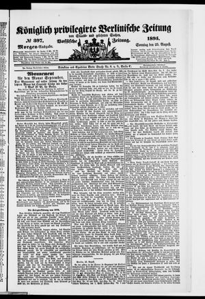 Königlich privilegirte Berlinische Zeitung von Staats- und gelehrten Sachen vom 25.08.1895
