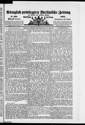 Königlich privilegirte Berlinische Zeitung von Staats- und gelehrten Sachen vom 29.08.1895