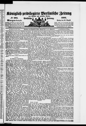 Königlich privilegirte Berlinische Zeitung von Staats- und gelehrten Sachen vom 30.08.1895