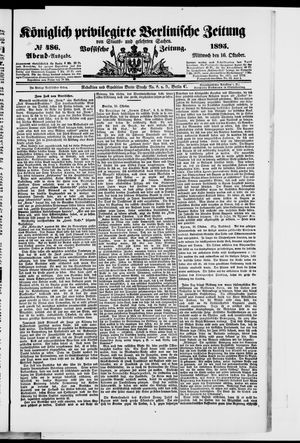 Königlich privilegirte Berlinische Zeitung von Staats- und gelehrten Sachen on Oct 16, 1895