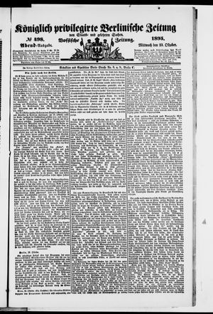 Königlich privilegirte Berlinische Zeitung von Staats- und gelehrten Sachen vom 23.10.1895