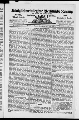 Königlich privilegirte Berlinische Zeitung von Staats- und gelehrten Sachen on Dec 24, 1895