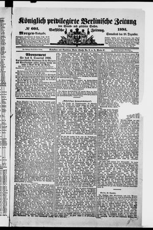 Königlich privilegirte Berlinische Zeitung von Staats- und gelehrten Sachen on Dec 28, 1895