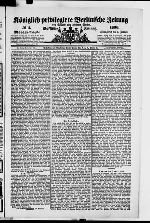 Königlich privilegirte Berlinische Zeitung von Staats- und gelehrten Sachen vom 04.01.1896