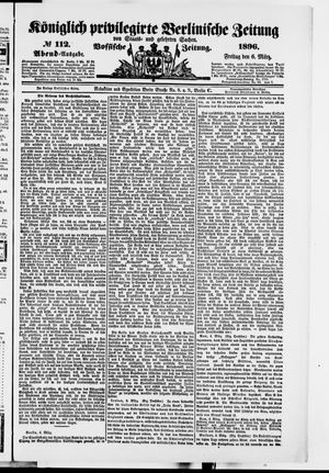 Königlich privilegirte Berlinische Zeitung von Staats- und gelehrten Sachen on Mar 6, 1896