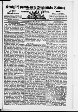 Königlich privilegirte Berlinische Zeitung von Staats- und gelehrten Sachen on Mar 23, 1896