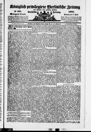 Königlich privilegirte Berlinische Zeitung von Staats- und gelehrten Sachen on Apr 5, 1896