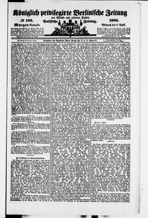 Königlich privilegirte Berlinische Zeitung von Staats- und gelehrten Sachen vom 08.04.1896