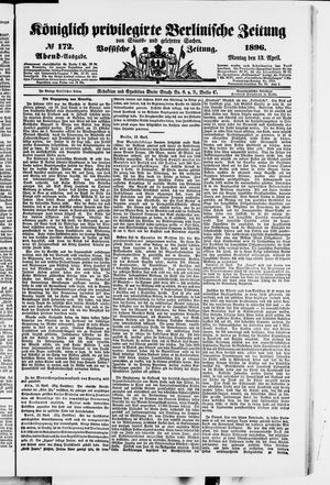 Königlich privilegirte Berlinische Zeitung von Staats- und gelehrten Sachen on Apr 13, 1896
