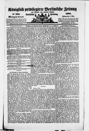 Königlich privilegirte Berlinische Zeitung von Staats- und gelehrten Sachen vom 01.05.1896