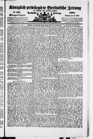 Königlich privilegirte Berlinische Zeitung von Staats- und gelehrten Sachen vom 12.05.1896