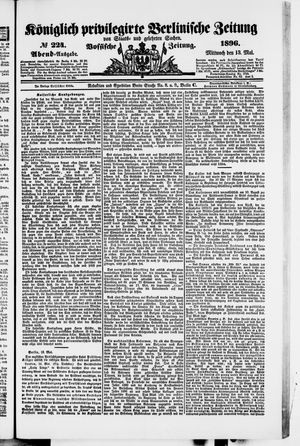 Königlich privilegirte Berlinische Zeitung von Staats- und gelehrten Sachen on May 13, 1896