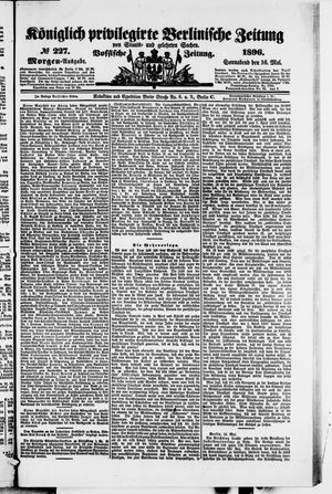 Königlich privilegirte Berlinische Zeitung von Staats- und gelehrten Sachen vom 16.05.1896