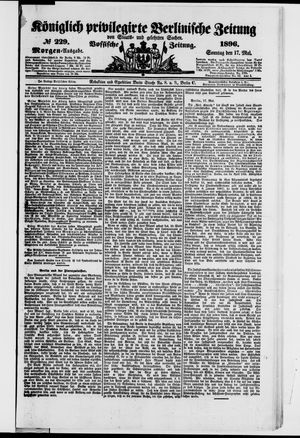 Königlich privilegirte Berlinische Zeitung von Staats- und gelehrten Sachen on May 17, 1896
