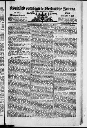Königlich privilegirte Berlinische Zeitung von Staats- und gelehrten Sachen on May 19, 1896