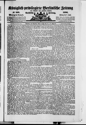 Königlich privilegirte Berlinische Zeitung von Staats- und gelehrten Sachen vom 05.06.1896