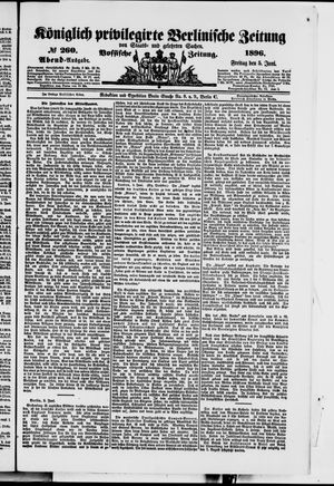 Königlich privilegirte Berlinische Zeitung von Staats- und gelehrten Sachen vom 05.06.1896