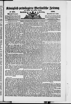 Königlich privilegirte Berlinische Zeitung von Staats- und gelehrten Sachen on Jun 6, 1896