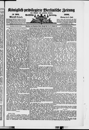 Königlich privilegirte Berlinische Zeitung von Staats- und gelehrten Sachen vom 08.06.1896