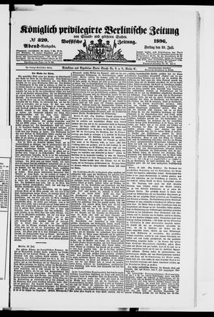 Königlich privilegirte Berlinische Zeitung von Staats- und gelehrten Sachen vom 10.07.1896