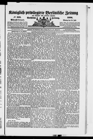 Königlich privilegirte Berlinische Zeitung von Staats- und gelehrten Sachen vom 13.07.1896