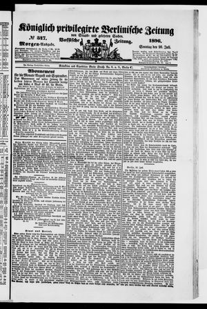 Königlich privilegirte Berlinische Zeitung von Staats- und gelehrten Sachen vom 26.07.1896