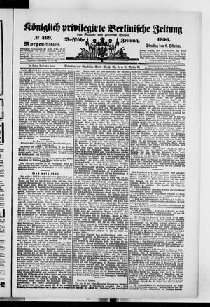 Königlich privilegirte Berlinische Zeitung von Staats- und gelehrten Sachen vom 06.10.1896