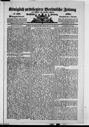 Königlich privilegirte Berlinische Zeitung von Staats- und gelehrten Sachen vom 07.11.1896