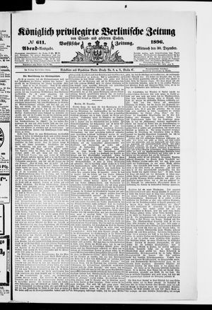 Königlich privilegirte Berlinische Zeitung von Staats- und gelehrten Sachen vom 30.12.1896