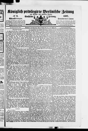 Königlich privilegirte Berlinische Zeitung von Staats- und gelehrten Sachen vom 02.01.1897