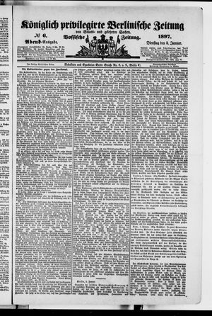 Königlich privilegirte Berlinische Zeitung von Staats- und gelehrten Sachen vom 05.01.1897