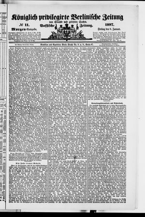 Königlich privilegirte Berlinische Zeitung von Staats- und gelehrten Sachen vom 08.01.1897