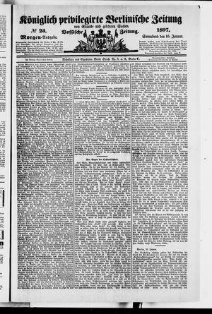 Königlich privilegirte Berlinische Zeitung von Staats- und gelehrten Sachen vom 16.01.1897