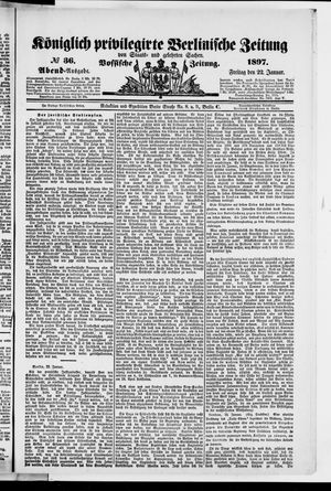 Königlich privilegirte Berlinische Zeitung von Staats- und gelehrten Sachen on Jan 22, 1897