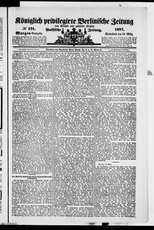 Königlich privilegirte Berlinische Zeitung von Staats- und gelehrten Sachen vom 13.03.1897