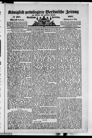 Königlich privilegirte Berlinische Zeitung von Staats- und gelehrten Sachen vom 04.05.1897