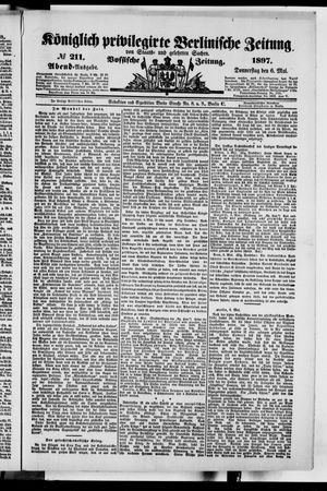 Königlich privilegirte Berlinische Zeitung von Staats- und gelehrten Sachen vom 06.05.1897