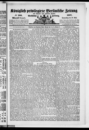 Königlich privilegirte Berlinische Zeitung von Staats- und gelehrten Sachen vom 20.05.1897