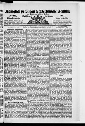 Königlich privilegirte Berlinische Zeitung von Staats- und gelehrten Sachen vom 21.05.1897