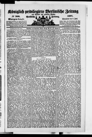 Königlich privilegirte Berlinische Zeitung von Staats- und gelehrten Sachen vom 05.06.1897
