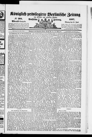 Königlich privilegirte Berlinische Zeitung von Staats- und gelehrten Sachen vom 21.06.1897