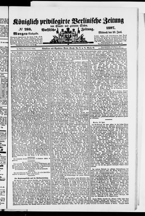 Königlich privilegirte Berlinische Zeitung von Staats- und gelehrten Sachen vom 23.06.1897