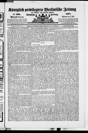 Königlich privilegirte Berlinische Zeitung von Staats- und gelehrten Sachen vom 05.07.1897