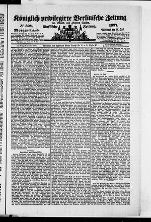 Königlich privilegirte Berlinische Zeitung von Staats- und gelehrten Sachen vom 14.07.1897