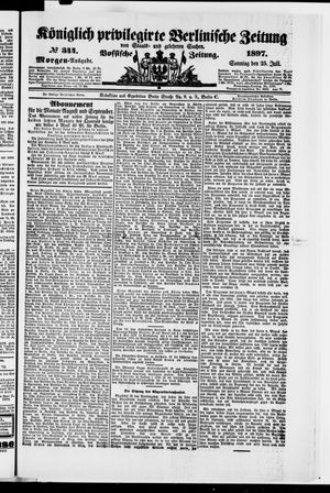 Königlich privilegirte Berlinische Zeitung von Staats- und gelehrten Sachen vom 25.07.1897