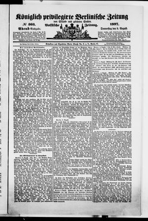 Königlich privilegirte Berlinische Zeitung von Staats- und gelehrten Sachen vom 05.08.1897