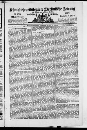 Königlich privilegirte Berlinische Zeitung von Staats- und gelehrten Sachen vom 12.10.1897