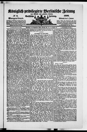 Königlich privilegirte Berlinische Zeitung von Staats- und gelehrten Sachen on Jan 5, 1898